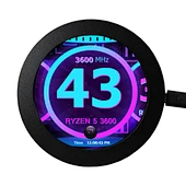 round lcd for case